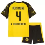 Completo calcio Borussia Dortmund N. Schlotterbeck 4 Bambino Primo 2025-26