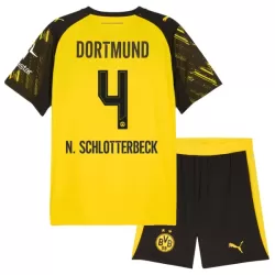 Completo calcio Borussia Dortmund N. Schlotterbeck 4 Bambino Primo 2025-26 Completo calcio Borussia Dortmund N. Schlotterbeck 4 Bambino Primo 2025-26