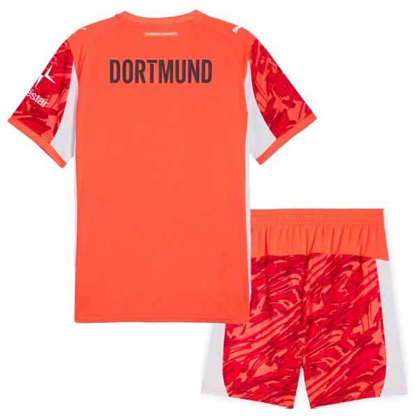 Completo calcio Portiere Borussia Dortmund Bambino 2025-26 Rossa