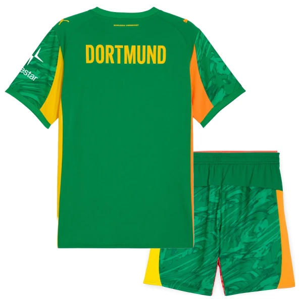 Completo calcio Portiere Borussia Dortmund Bambino 2025-26 Verde