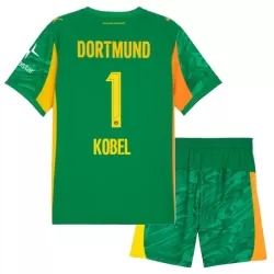 Completo calcio Portiere Borussia Dortmund Kobel 1 Bambino 2025-26 Verde Completo calcio Portiere Borussia Dortmund Kobel 1 Bambino 2025-26 Verde