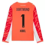 Maglia Portiere Borussia Dortmund Kobel 1 Uomo 2025-26 Rossa Maniche Lunghe