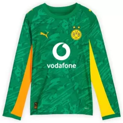 Maglia Portiere Borussia Dortmund Kobel 1 Uomo 2025-26 Verde Maniche Lunghe