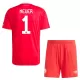 Completo calcio Portiere FC Bayern Monaco Neuer 1 Bambino 2025-26 Rossa Completo calcio Portiere FC Bayern Monaco Neuer 1 Bambino 2025-26 Rossa