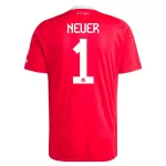 Maglia Portiere FC Bayern Monaco Neuer 1 Uomo 2025-26 Rossa