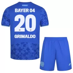 Completo calcio Bayer Leverkusen Alejandro Grimaldo 20 Bambino 3rd 2025-26 Completo calcio Bayer Leverkusen Alejandro Grimaldo 20 Bambino 3rd 2025-26