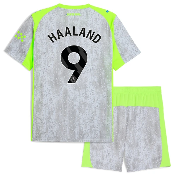 Completo calcio Manchester City Haaland 9 Bambino 3rd 2025-26 Completo calcio Manchester City Haaland 9 Bambino 3rd 2025-26