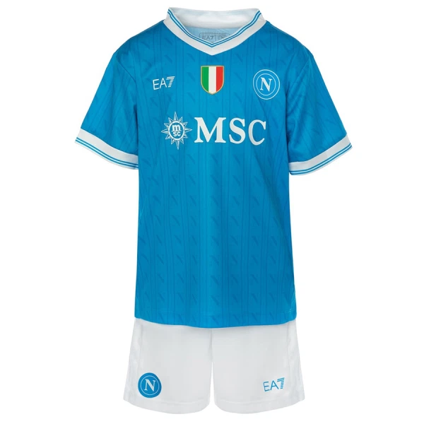 Completo calcio Napoli Bambino Primo 2025-26 Completo calcio Napoli Bambino Primo 2025-26