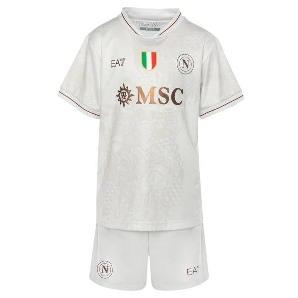 Completo calcio Napoli Bambino Secondo 2025-26 Completo calcio Napoli Bambino Secondo 2025-26