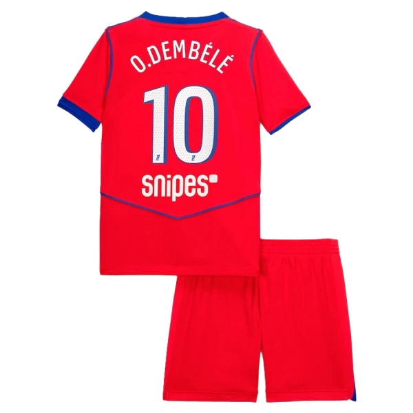 Completo calcio Paris Saint-Germain O. Dembele 10 Bambino 3rd 2025-26 Completo calcio Paris Saint-Germain O. Dembele 10 Bambino 3rd 2025-26