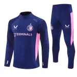 Feyenoord Rotterdam Felpe da Allenamento Uomo 1/4-Zip 2025-26 Blu