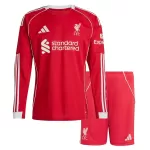 Completo calcio Liverpool Bambino Primo 2025-26 Maniche Lunghe