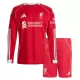Completo calcio Liverpool Bambino Primo 2025-26 Maniche Lunghe Completo calcio Liverpool Bambino Primo 2025-26 Maniche Lunghe