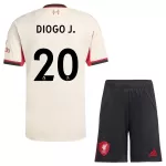 Completo calcio Liverpool Diogo J 20 Bambino Secondo 2025-26