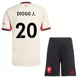 Completo calcio Liverpool Diogo J 20 Bambino Secondo 2025-26 Completo calcio Liverpool Diogo J 20 Bambino Secondo 2025-26