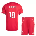 Completo calcio Liverpool Gakpo 18 Bambino Primo 2025-26