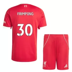 Completo calcio Liverpool Jeremie Frimpong 30 Bambino Primo 2025-26 Completo calcio Liverpool Jeremie Frimpong 30 Bambino Primo 2025-26