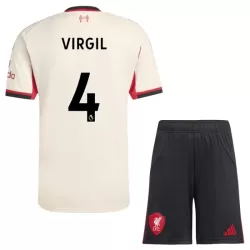 Completo calcio Liverpool Virgil 4 Bambino Secondo 2025-26 Completo calcio Liverpool Virgil 4 Bambino Secondo 2025-26