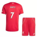 Completo calcio Liverpool Wirtz 7 Bambino Primo 2025-26