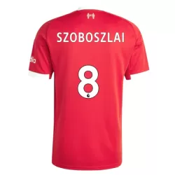 Maglia Liverpool Dominik Szoboszlai 8 Uomo Primo 2025-26 Maglia Liverpool Dominik Szoboszlai 8 Uomo Primo 2025-26
