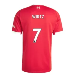 Maglia Liverpool Wirtz 7 Uomo Primo 2025-26 Maglia Liverpool Wirtz 7 Uomo Primo 2025-26
