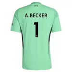 Maglia Portiere Liverpool A. Becker 1 Uomo 2025-26 Verde
