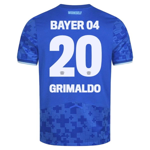Maglia Bayer Leverkusen Alejandro Grimaldo 20 Uomo 3rd 2025-26 Maglia Bayer Leverkusen Alejandro Grimaldo 20 Uomo 3rd 2025-26