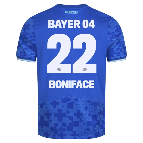 Maglia Bayer Leverkusen Victor Boniface 22 Uomo 3rd 2025-26 Maglia Bayer Leverkusen Victor Boniface 22 Uomo 3rd 2025-26