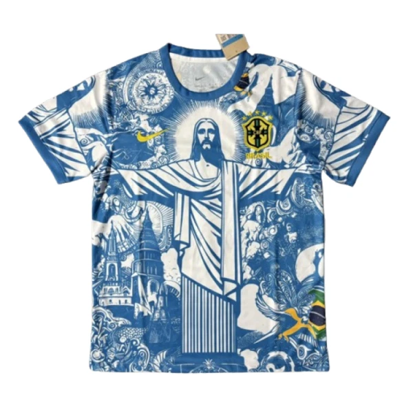 Maglia Brasile Uomo 2025 Blu - Speciale Maglia Brasile Uomo 2025 Blu - Speciale