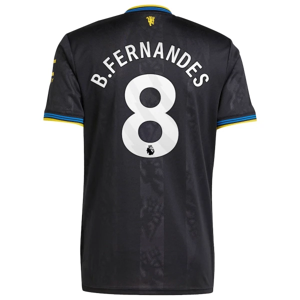 Maglia Manchester United Bruno Fernandes 8 Uomo 3rd 2025-26 Maglia Manchester United Bruno Fernandes 8 Uomo 3rd 2025-26