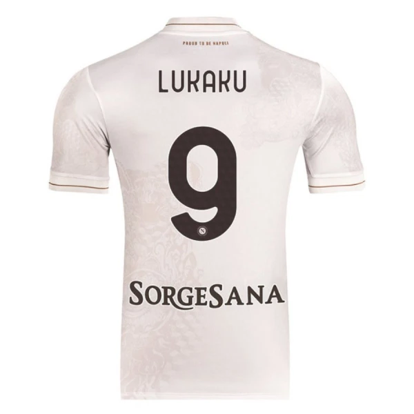 Maglia Napoli Lukaku 9 Uomo Secondo 2025-26 Maglia Napoli Lukaku 9 Uomo Secondo 2025-26