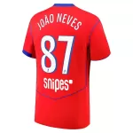 Maglia Paris Saint-Germain Joao Neves 87 Uomo 3rd 2025-26