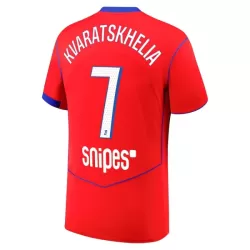 Maglia Paris Saint-Germain Kvaratskhelia 7 Uomo 3rd 2025-26