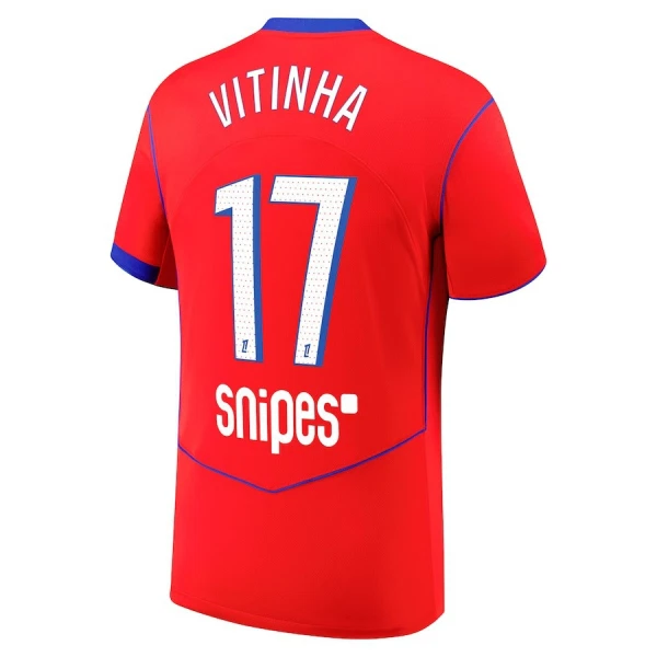Maglia Paris Saint-Germain Vitinha 17 Uomo 3rd 2025-26 Maglia Paris Saint-Germain Vitinha 17 Uomo 3rd 2025-26