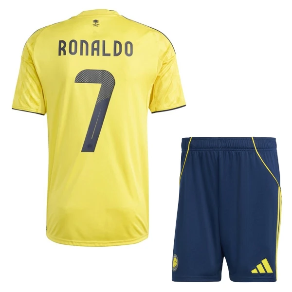 Completo calcio Al Nassr Ronaldo 7 Bambino Primo 2025-26 Completo calcio Al Nassr Ronaldo 7 Bambino Primo 2025-26