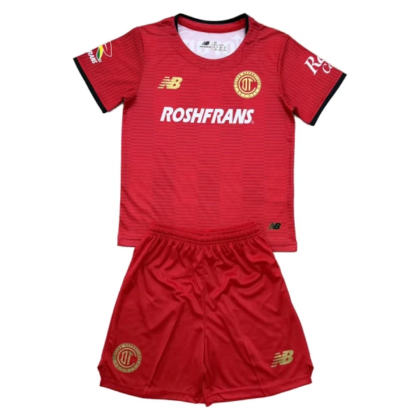 Completo calcio Deportivo Toluca Bambino Primo 2025-26 Completo calcio Deportivo Toluca Bambino Primo 2025-26