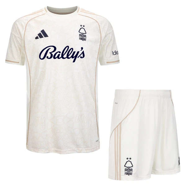 Completo calcio Nottingham Forest Bambino Secondo 2025-26 Completo calcio Nottingham Forest Bambino Secondo 2025-26
