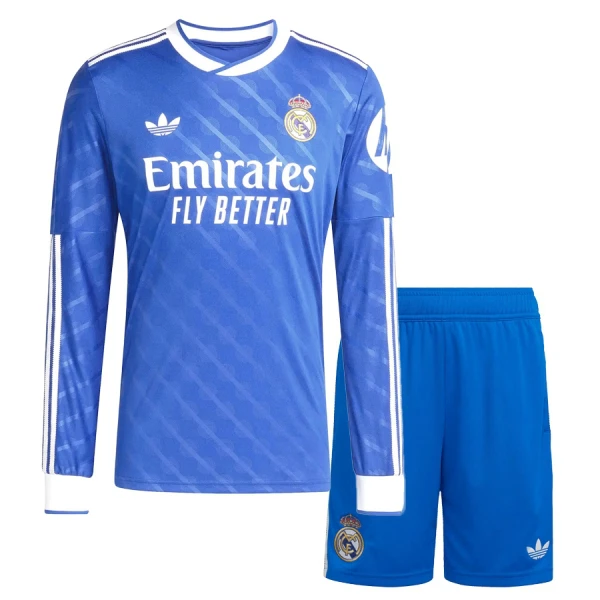 Completo calcio Real Madrid Bambino 3rd 2025-26 Maniche Lunghe Completo calcio Real Madrid Bambino 3rd 2025-26 Maniche Lunghe