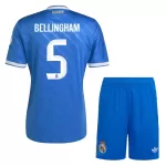 Completo calcio Real Madrid Bellingham 5 Bambino 3rd 2025-26