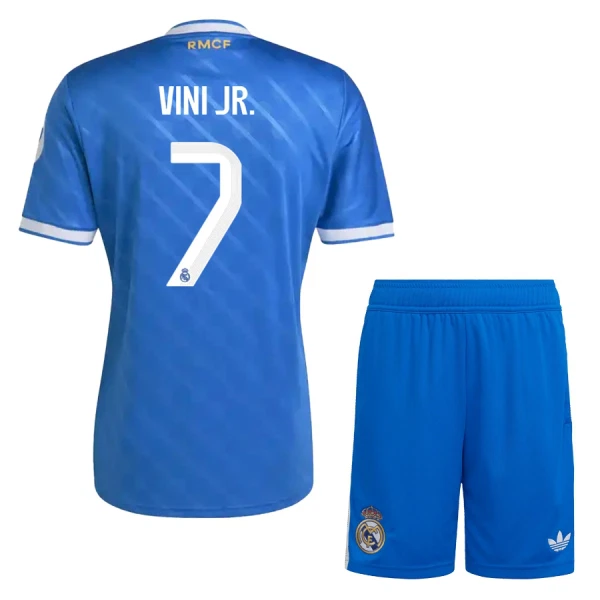 Completo calcio Real Madrid Vini JR 7 Bambino 3rd 2025-26 Completo calcio Real Madrid Vini JR 7 Bambino 3rd 2025-26