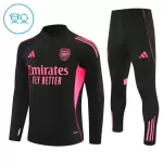 Arsenal Felpe da Allenamento Bambino 1/4-Zip 2025-26 Nera