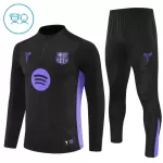 Barcellona Felpe da Allenamento Bambino 1/4-Zip 2025-26 Nera