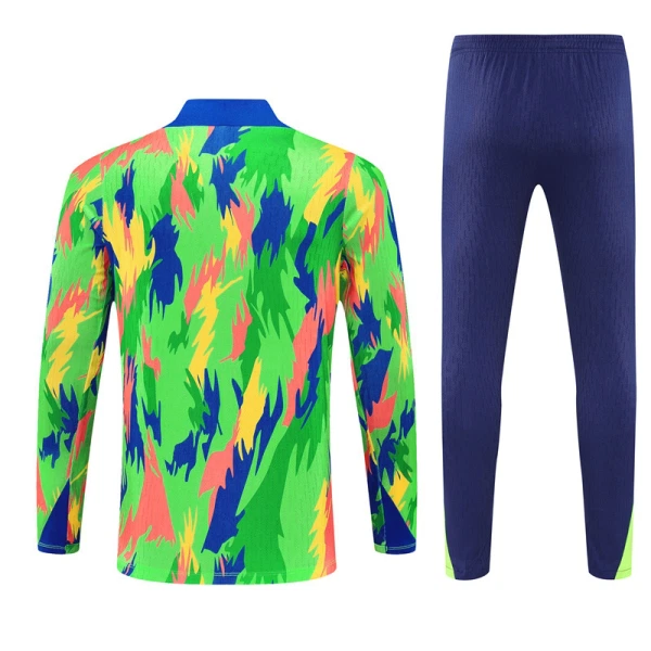Brasile Felpe da Allenamento Uomo 1/4-Zip 2025-26 Verde