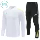 Juventus Felpe da Allenamento Bambino 1/4-Zip 2025-26 Bianca