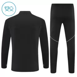 Juventus Felpe da Allenamento Bambino 1/4-Zip 2025-26 Nera