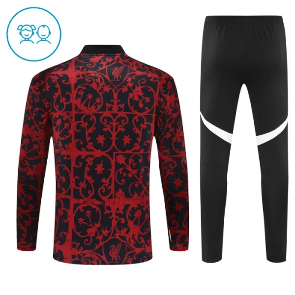 Liverpool Felpe da Allenamento Bambino 1/4-Zip 2025-26 Nera