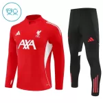 Liverpool Felpe da Allenamento Bambino 1/4-Zip 2025-26 Rossa
