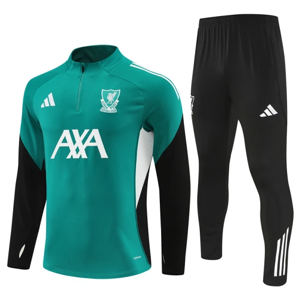 Liverpool Felpe da Allenamento Uomo 1/4-Zip 2025-26 Verde