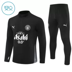 Manchester City Felpe da Allenamento Bambino 1/4-Zip 2025-26 Nera Manchester City Felpe da Allenamento Bambino 1/4-Zip 2025-26 Nera