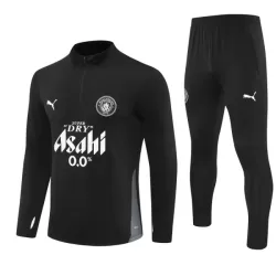 Manchester City Felpe da Allenamento Uomo 1/4-Zip 2025-26 Nera Manchester City Felpe da Allenamento Uomo 1/4-Zip 2025-26 Nera
